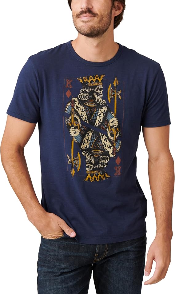 Lucky Brand Men's King of Diamonds Tee T-Shirt (Pack of 1)