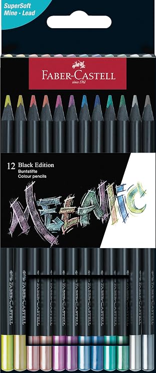 Faber-Castell Colour Pencils Black Edition Metallic