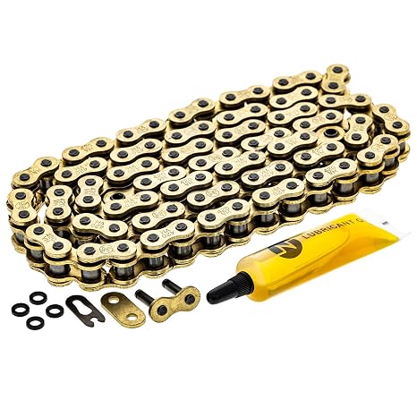 NICHE Gold 420 X-Ring Chain 86 Links with Connecting Master Link