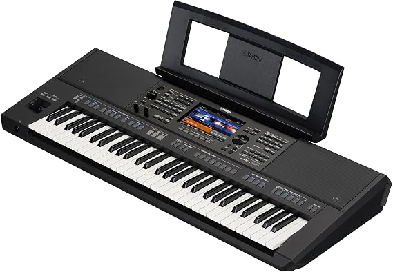 Yamaha 61-Key Arranger Keyboard, Multiple Styles and Voices, Assignable Live Control Knobs PSRSX720+