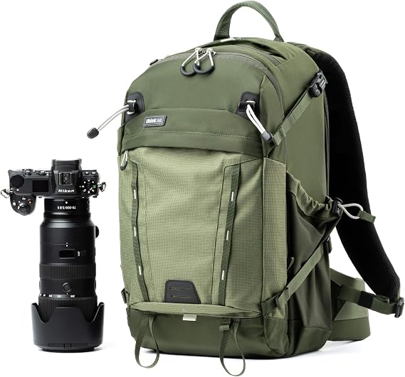 Think Tank BackLight 18L Camera Daypack Backpack for DSLR, Mirrorless, Photography and Video - Montane Green