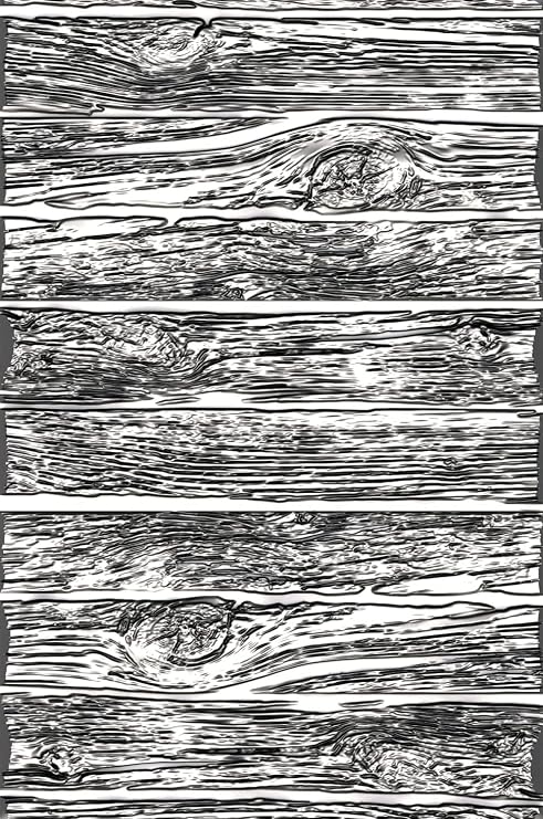 Sizzix 3-D Texture Fades Embossing Folder Mini Lumber by Tim Holtz, 665460