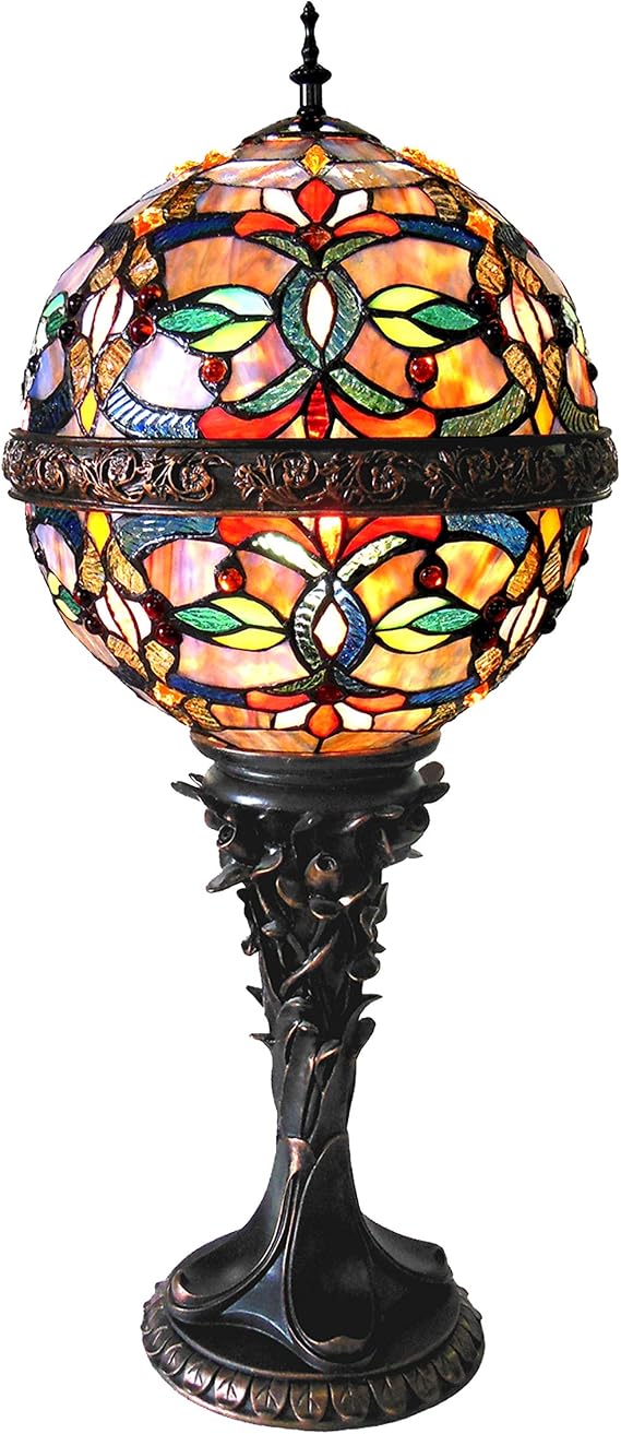 Chloe CH1T195BV11-TL1 Table Lamp, Multi-Colored