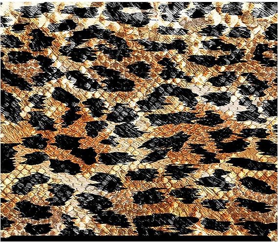 Animal Patterned HTV (13.5" x 12") - Black Leopard Snake
