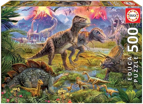 Educa Dinosaur Gathering Puzzle (500 Piece)
