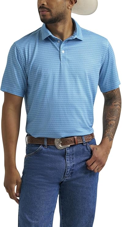 ATG Mens Short Sleeve Performance Polo