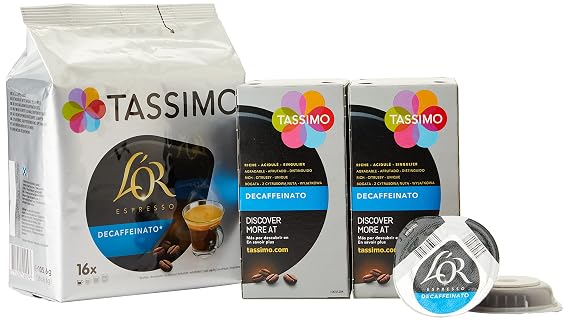 Tassimo Carte Noire Lor Espresso Decaffeinated Coffee Discs 16 Servings
