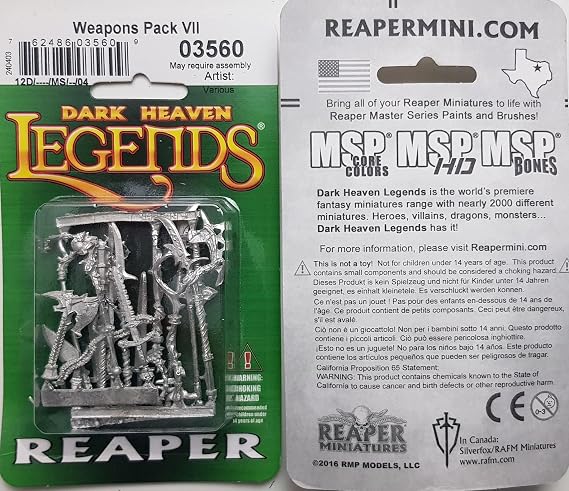 Fantasy Weapons Pack by Reaper