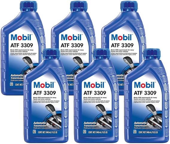 Mobil 3309 Automatic Transmission Fluid, 1 Quart, Case of 6