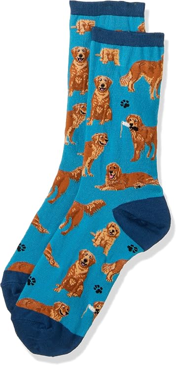 Golden Retrievers Crew Socks