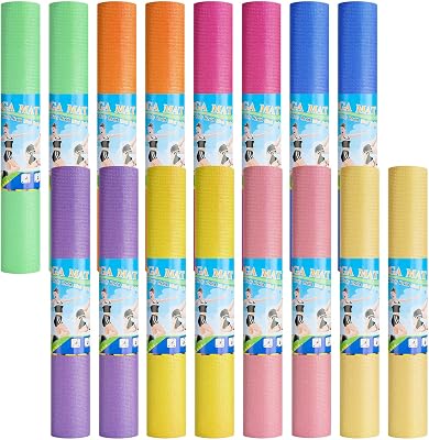 24 Pack 3 mm Thick Yoga Mat Bulk, Non Slip Exercise Workout Fitness Pad for Women Men, Gym Home Yoga Pilates, Easy to Clean, Sturdy PVC