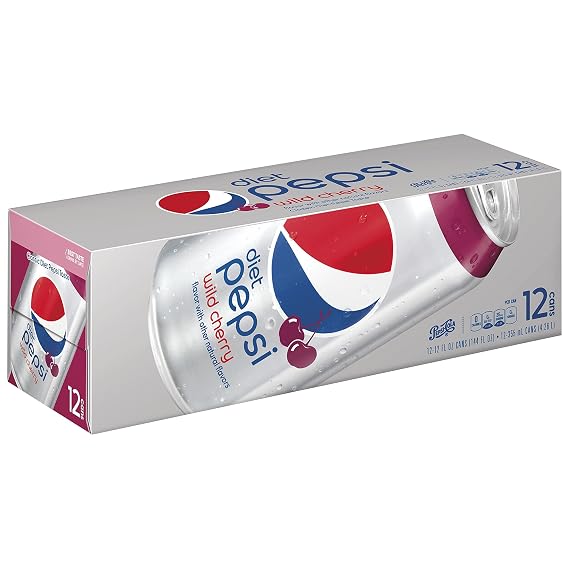 Diet Pepsi Wild Cherry, 12 Ounce, 12 Count