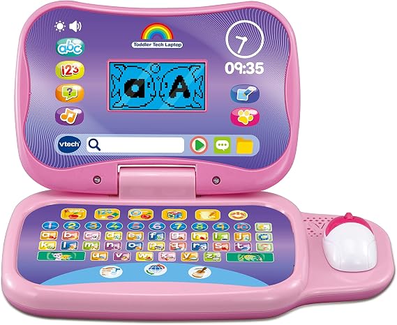 VTech Toddler Tech Laptop pink, English