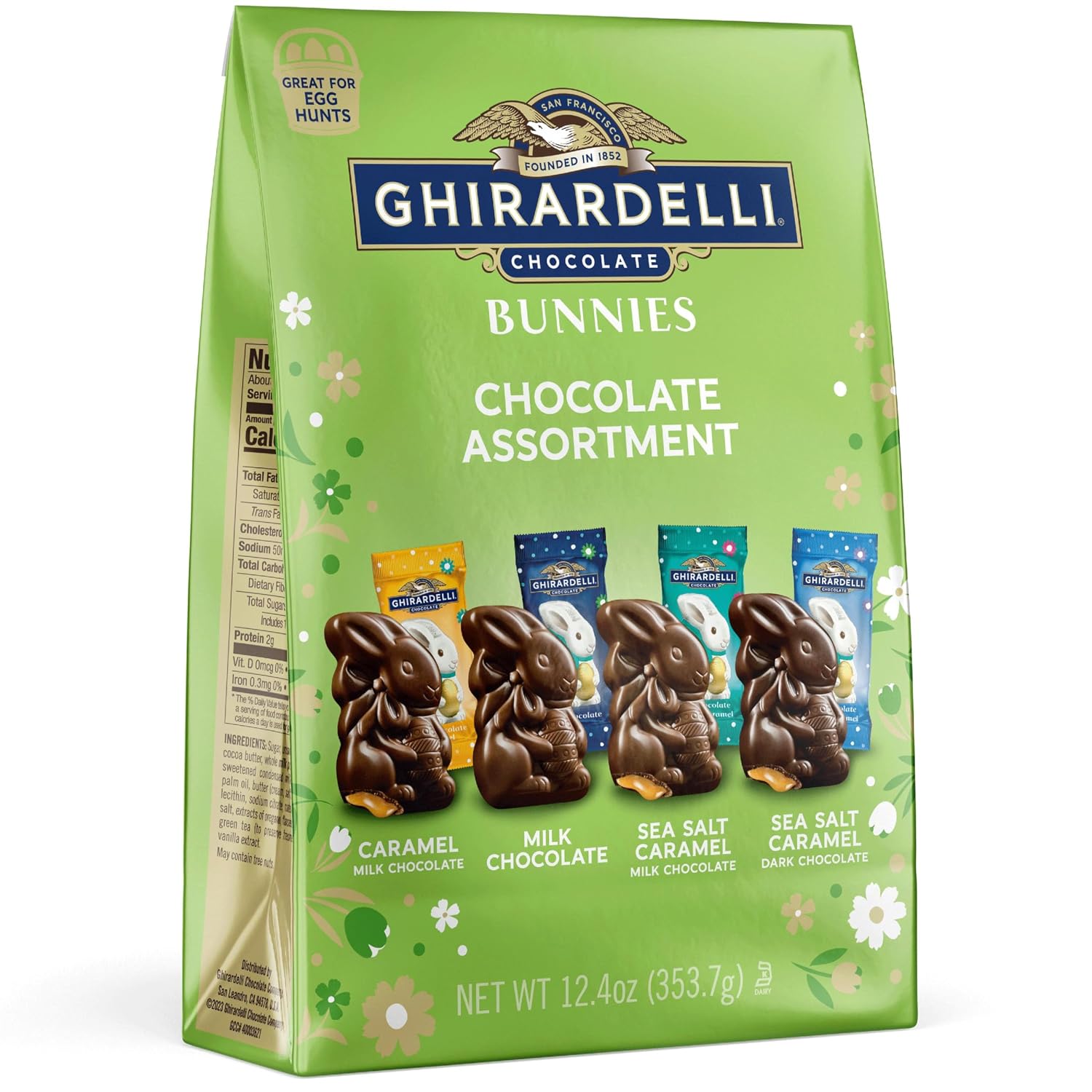 GHIRARDELLI Bunnies Chocolate Assortment, 12.4 Oz Bag