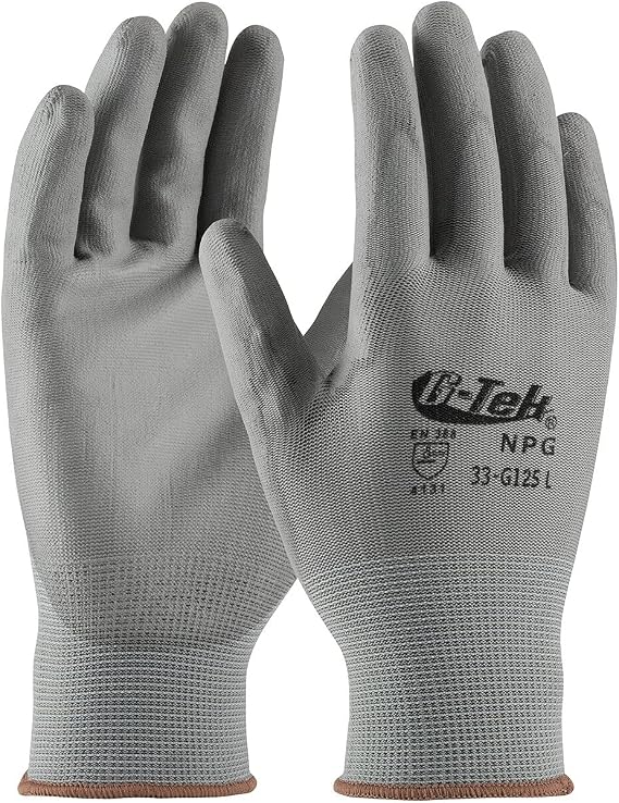 G-Tek Coated Touch Screen Work Gloves 33-GT125 Sizes XS-XXL