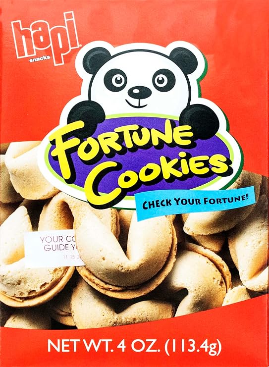 Hapi Fortune Cookie Box, 4 oz