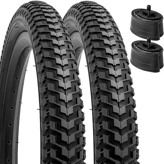 YUNSCM 16x1.75/47-305 Kid Bike Tires 16" Replacement Bicycle Tires Compatible with 16 x 1.75 Kid/Multi-Purpose Gravel Bike Bicycle Tires-2 PCS (Y-687)