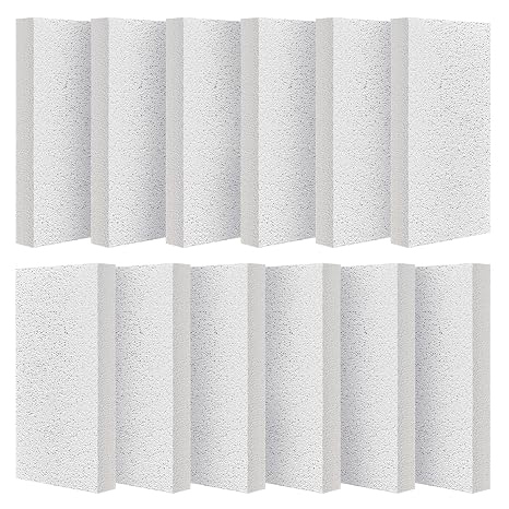 Fire Bricks, WoodStove Firebricks, Size 9" X 4-1/2" X 1-1/4", 12 Pieces