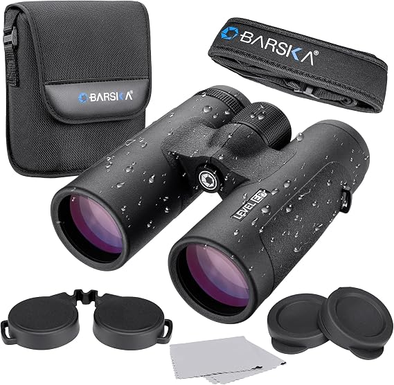BARSKA AB12992 Level ED Waterproof Binoculars 10x42, Multi, One Size
