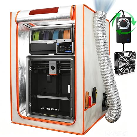 3D Printer Enclosure with Ventilation for Resin LCD UV 3D Printers
