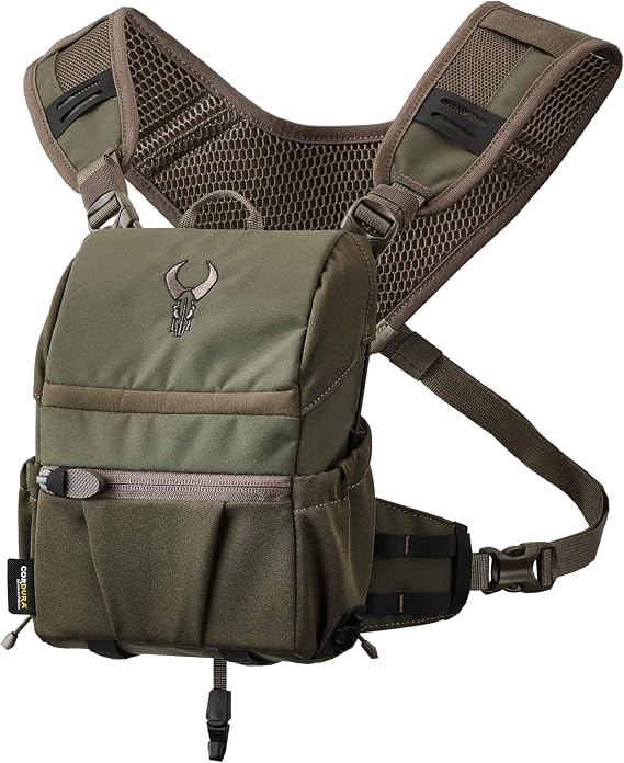 Badlands Bino EZ - Modular Binocular Harness System for Optimal Performance and Durability, Olive, Medium