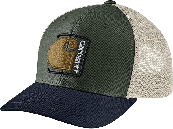 Carhartt Men's Canvas Mesh Back C Patch Cap
