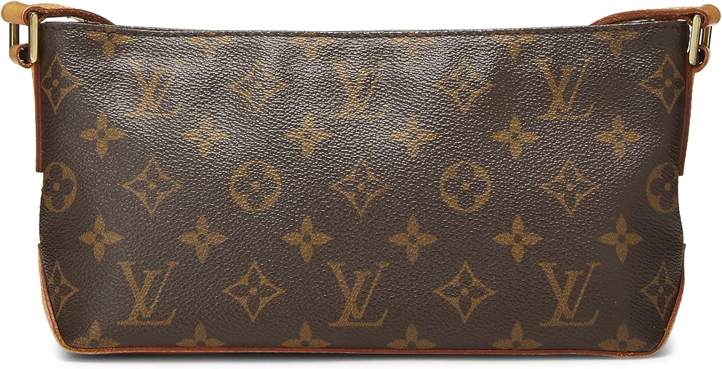 Pre-Loved Monogram Canvas Trotteur, Brown