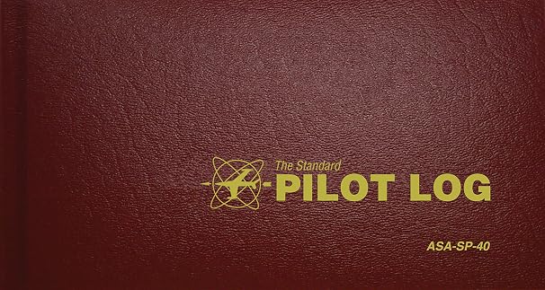 The Standard Pilot Log (Burgundy): ASA-SP-40 (Standard Pilot Logbooks)