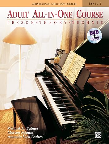 Alfred's Basic Adult All-in-One Course: Lesson, Theory, Technic