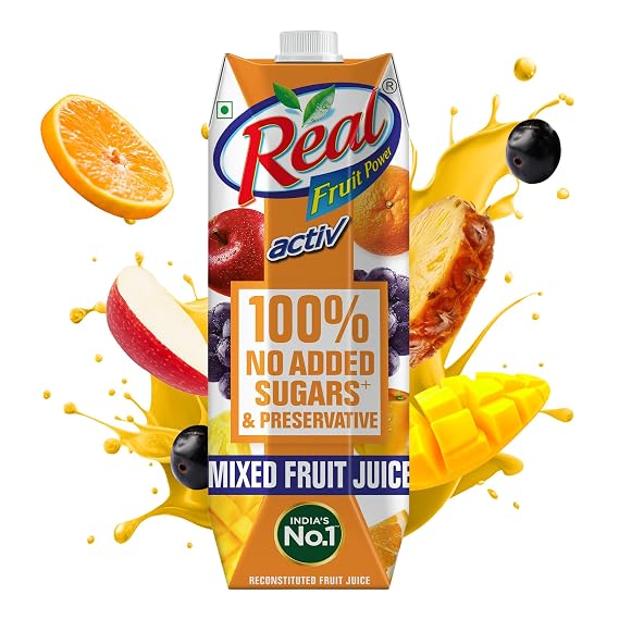 Real Activ Mixed Fruit Juice - 1l
