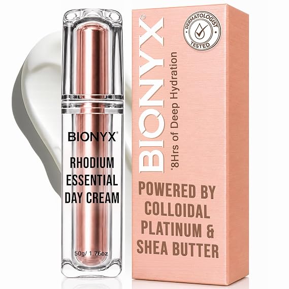 Bionyx Rhodium Essential Day Cream - with Colloidal Platinum - 1.76 Fl Oz