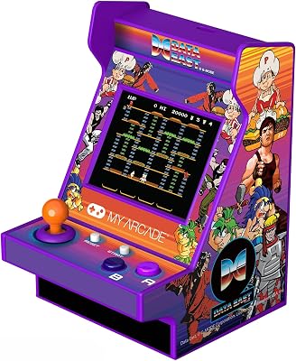 MY ARCADE Data East Hits Nano Player - 4.5 Fully Playable Portable Mini Arcade Machine with 208 Retro Games, 2.4 Screen Color Display