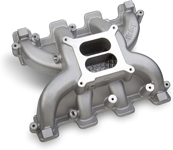 Holley 300-130 Left Side Dual Plane Mid-Rise Intake