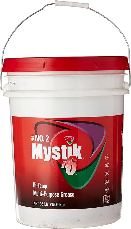 Mystik Grease, Lithium Complex, Red, 35 lb.
