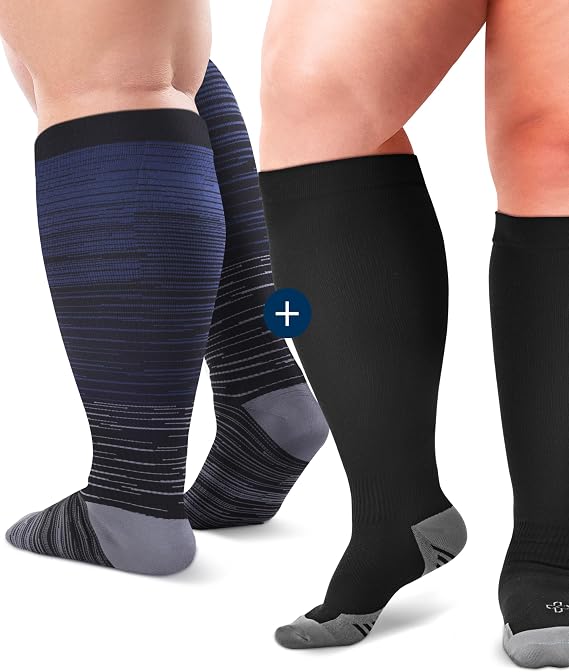 Doctors Select Plus Size Compression Socks - Bundle