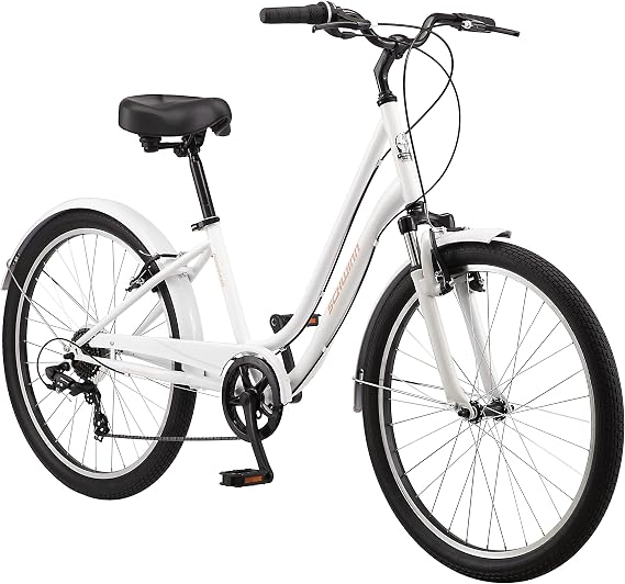 Schwinn Regioneer Adult Hybrid Comfort Bike, 26-Inch Wheels, 7-Speed, Steel Frame, Alloy Linear Brakes, Multiple Colors