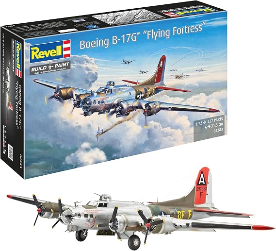 Revell 04283 B-17G Flying Fortress 1:72 Scale Unbuilt/Unpainted Plastic Model Kit