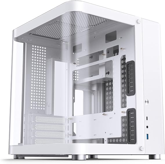 Jonsbo TK-1 2.0 MinI-Tower PC-Geh?use Wei? Itx MicrO-Atx Stahl Glas Gaming (tK-1 White)