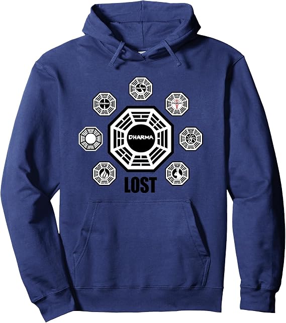 Lost Dharma Station Logos Pullover Hoodie