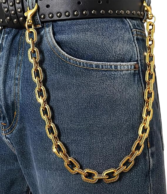 Wallet Chain & Pants Chain, Heavy-Duty Clothing Accessory
