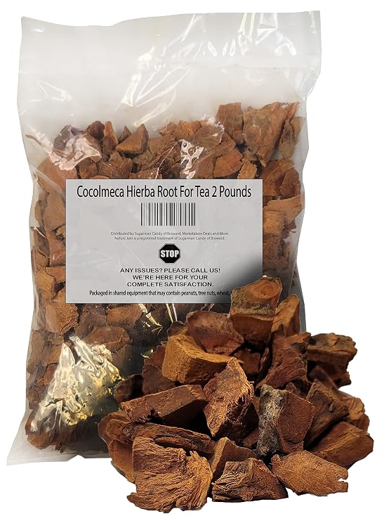 Cocolmeca Hierba Root For Tea 2 Pounds-Mexican Herbs No Processing aka Chaney Root Wood
