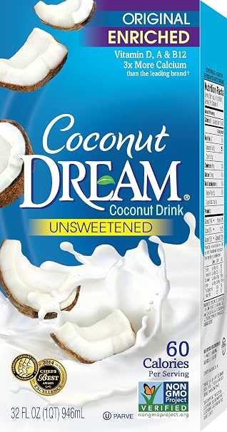COCONUT DREAM Enriched Original Unsweetened Coconut Drink, 32 fl. oz.