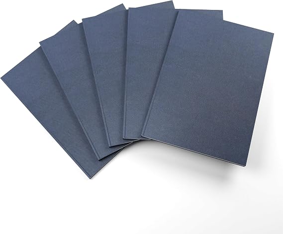 Silvine A4 Hardback Notebook, 192 Lined Pages 70gsm Premium Office [Pack of 5]