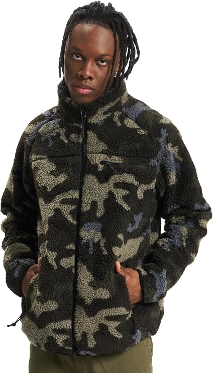 Brandit Men's Teddyfleece Jacket Dark Camo size M