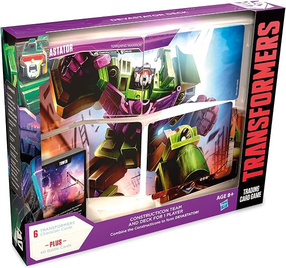 Transformers TCG: Devastator Deck | Ready-to-Play Deck | 46 Cards Incl. Devastators Combiner Team