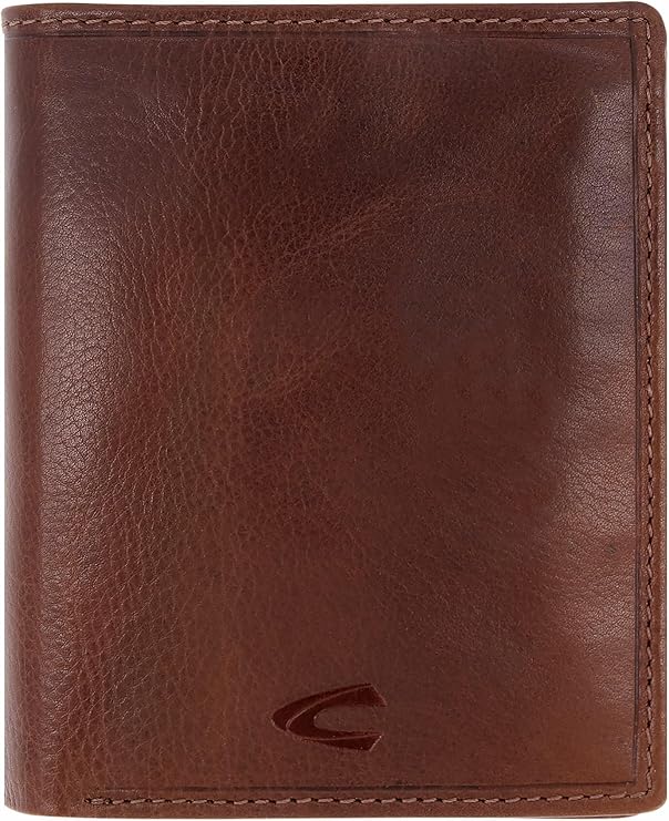camel active, Como Men's Wallet Portrait Format, Cognac, 10 x 2 x 12, Belt Bag
