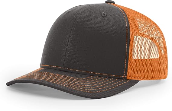 Richardson 112P Patterned Snapback Trucker Hat - Custom Leather Patch Hat | No Minimals | Volume Tiered Pricing