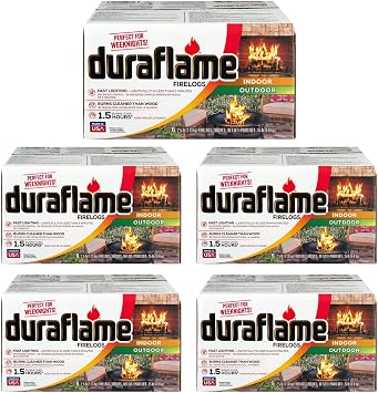 Duraflame 2.5 lb 1.5 Hour Firelog (30-Pack) Bundle (5 Items)