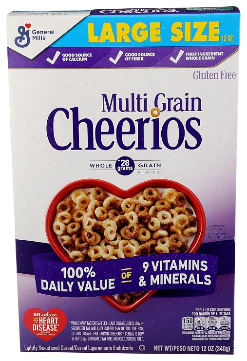 General Mills, Cheerios Multi Grain, 12 Ounce
