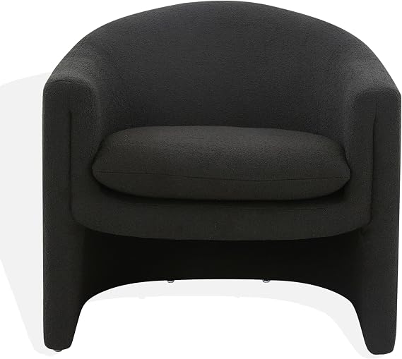 SAFAVIEH Laylette Accent SFV4771 Chair, 33" W x 31" D x 30" H, Black